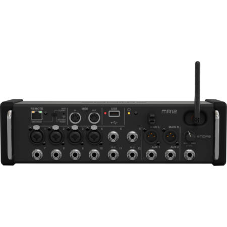 Midas MR12 12-Input Digital Mixer with Wi-Fi and USB Recorder 0605