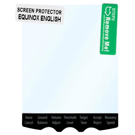 Minelab English Language Screen Protector Pack for Equinox Detectors, 5 Pack