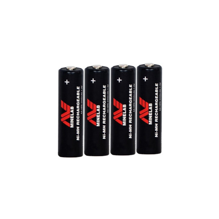 Minelab AA 2450mAh Rechargeable Ni-MH Battery, 4-Pack