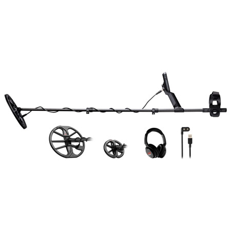 Minelab EQUINOX 900 Waterproof Metal Detector with EQX11 11" and EQX06 6" Double-D Coil