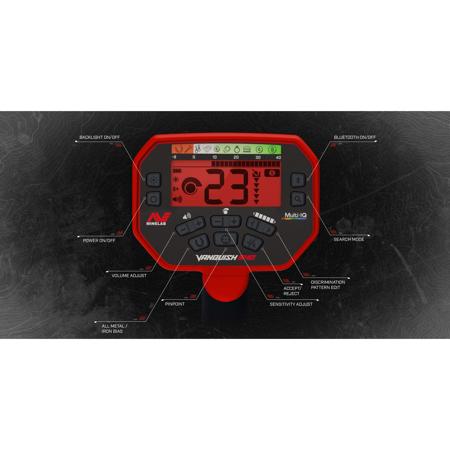 Minelab VANQUISH 540 Metal Detector – 12x9 Coil + Pro-Find 15 Pinpointer – Multi-IQ