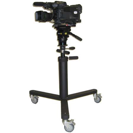Miller Pneumatic Pedestal 30 with Arrow 40 Fluid Head & Dual Telescopic Pan Handles