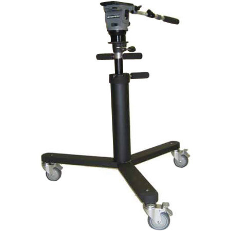 Miller Pneumatic Pedestal 60 with Arrow HD Fluid Head & Dual Telescopic Pan Handles, Gas Lift Pedestal for 60 lb., 40.5" - 50.5" Range.