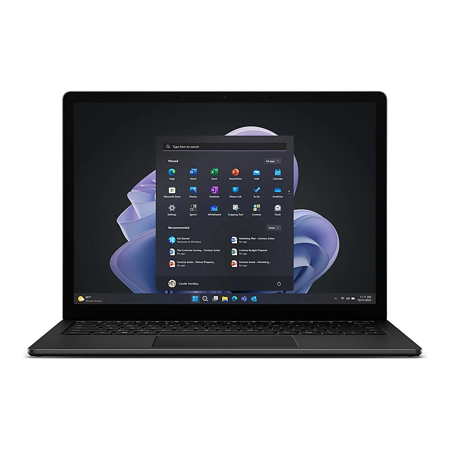 Microsoft Surface Laptop 5 13.5" Touchscreen, Intel Evo Core i7-1265U 1.8GHz, 16GB RAM, 512GB SSD, Windows 11 Pro, Matte Black