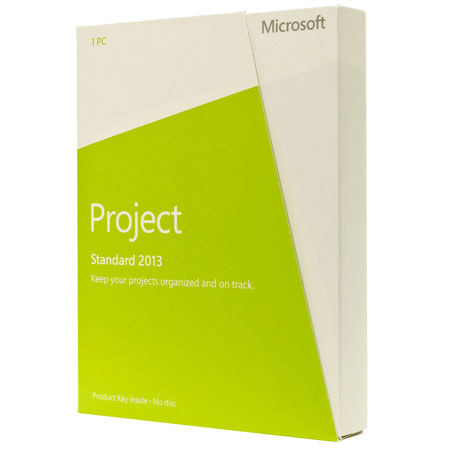 Microsoft Project Standard 2013 Software, 32/64 Bit Operating System