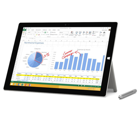 Microsoft Surface Pro 3 12" Windows 8.1 Tablet; i7, 256GB