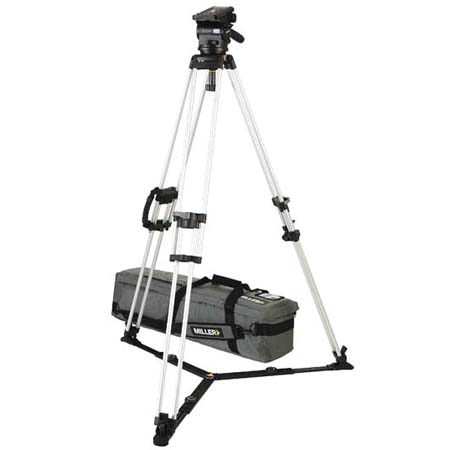 Miller 2-section Aluminum Tripod with Arrow 25 Fluid Head