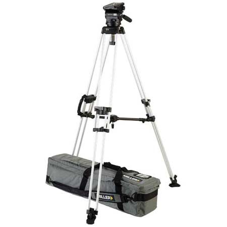 Miller 2-section Aluminum Tripod with Arrow 25 Fluid Head