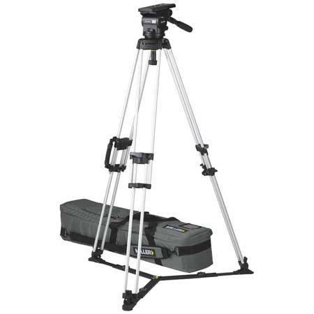 Miller 2-section Aluminum Tripod with Arrow 55 Fluid Head
