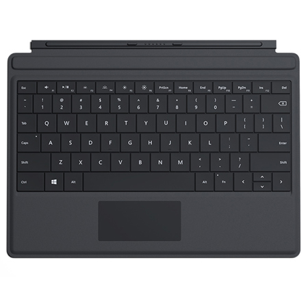 Microsoft Type Cover Backlit Keyboard for Surface 3 Tablet, Black