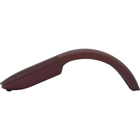Microsoft Surface Arc Wireless Bluetooth Mouse, Burgundy