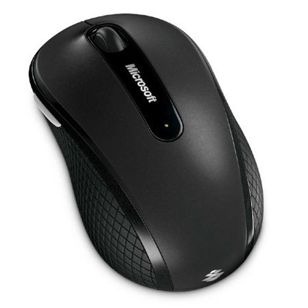 Microsoft Wireless Mobile Mouse 4000, USB, 4 Button,Blk
