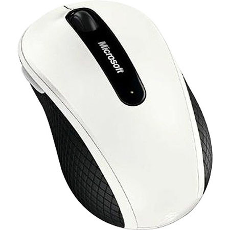 Microsoft D5D00008 Wireless Mobile Mouse 4000, White