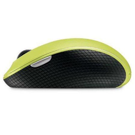 Microsoft Wireless Mobile Mouse 4000, USB, 4 x Button, Lime Green #D5D-00031