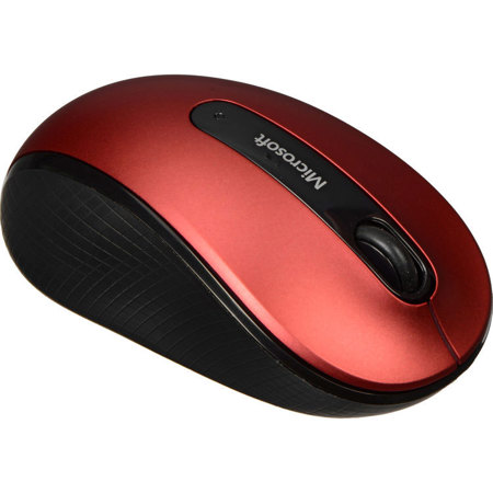 Microsoft Wireless Mobile Mouse 4000, Red