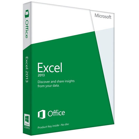 Microsoft Excel 2013 Software, English, Medialess - Windows 32/64-Bit