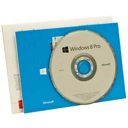 Microsoft Windows 8 Pro Operating System Software, 64-Bit, OEM DVD