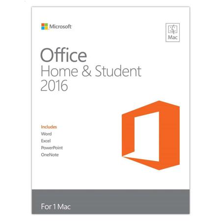 Microsoft Office Home and Student 2016 for Mac, Mac Key Card, Boxed