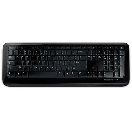 Microsoft Wireless Keyboard 800, USB, Black