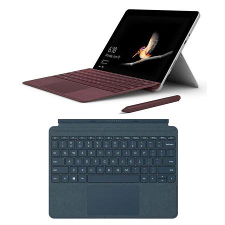 Microsoft Surface Go 10" Silver - with Signature Type Cover, Cobalt Blue