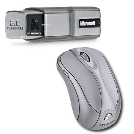 Microsoft Mobility Pack w/Ntbk Webcam,Laser Mouse f/Win