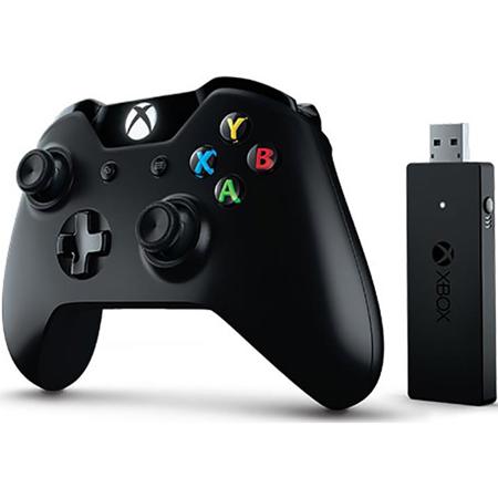 Microsoft Xbox One Controller with Wireless Adapter for Windows 10