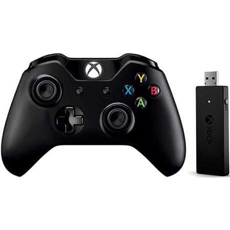 Microsoft Xbox One Controller with Wireless Adapter for Windows 10