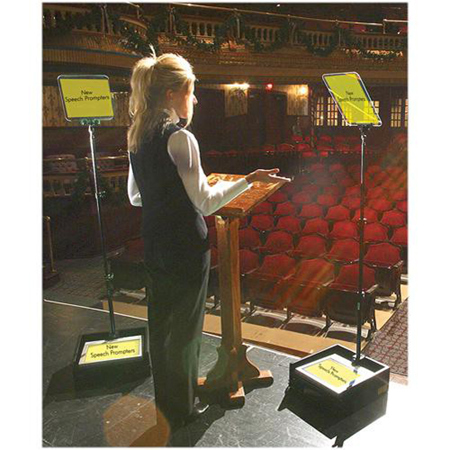 Mirror Image SP150MP Speech Teleprompter with 15in LCD