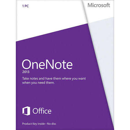 Microsoft OneNote 2013 Software Product Key (Non-Commercial)