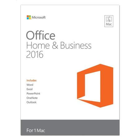 Microsoft Office Home and Business 2016 for Mac, Mac Key Card, Boxed