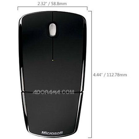 Microsoft ZJA-00001 Wireless Arc Mouse Black