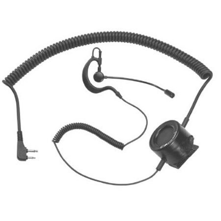 Midland TH2 Tactical Action Boom Mic, Large PTT Button