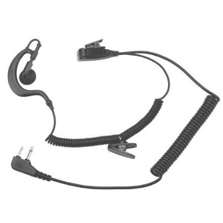 Midland TH3 Earphone Mic with L-Type Plug, 2 Pin., PTT