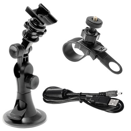 Midland Action Cam Accessory Kit with Suction Cup Mount