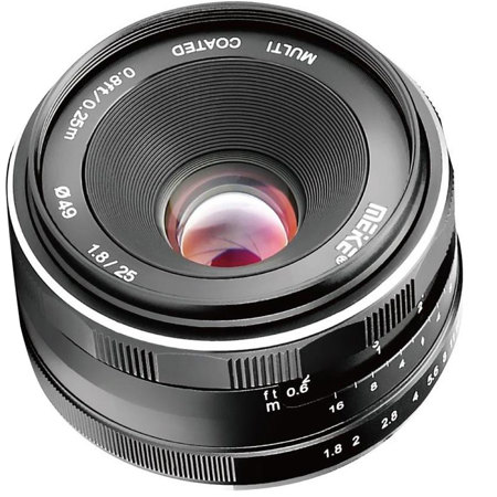 Meike 25mm f/1.8 APS-C Manual Focus Large Prime Lens for Nikon Z-Mount Camera