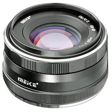 Meike 50mm f/2.0 Lens for Canon EF-M, Black