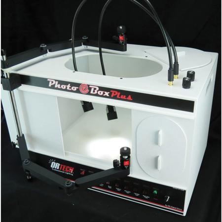 MK Digital Direct Photo-eBox PLUS with 2 3W LED Goosenecks, Bracket & Ball Head