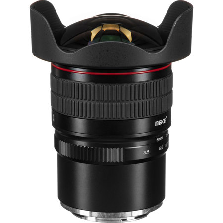 Meike 8mm f/3.5 Fisheye Lens for Nikon F, Black 19840010 - Adorama