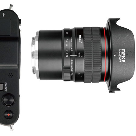 Meike 8mm f/3.5 Fisheye Lens for Canon EF, Black 19840009
