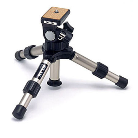 MK Digital Direct Aluminum Mini Tabletop Tripod with 2-Way Pan Head