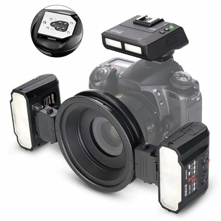 Meike MK-MT24 II TTL Macro Ring Flash for Canon with Transceiver