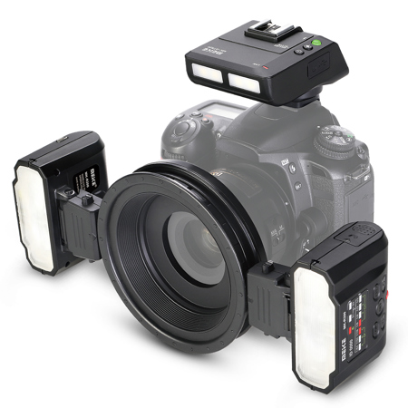 Meike MK-MT24 II TTL Macro Ring Flash for Nikon with Transceiver