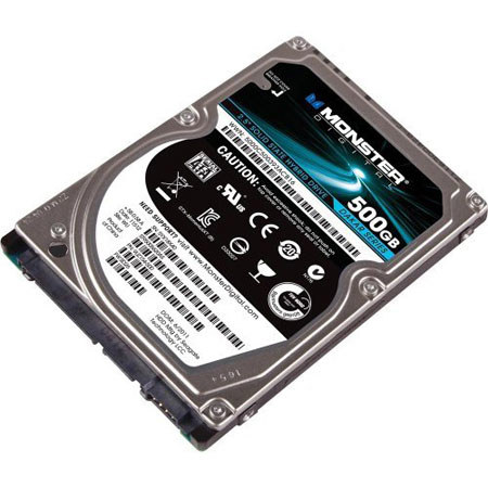 Monster Digital Dakar 500GB 2.5" Stainless Steel Hybrid Drive