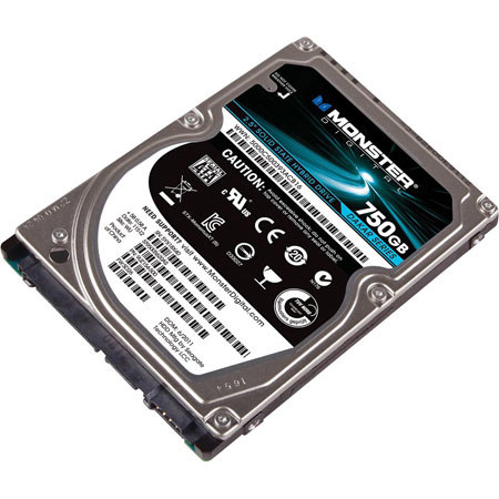 Monster Digital Dakar 750GB 2.5" Stainless Steel Hybrid Drive