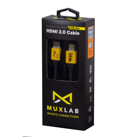 Muxlab 10' Premium High-Speed HDMI Cable with Ethernet