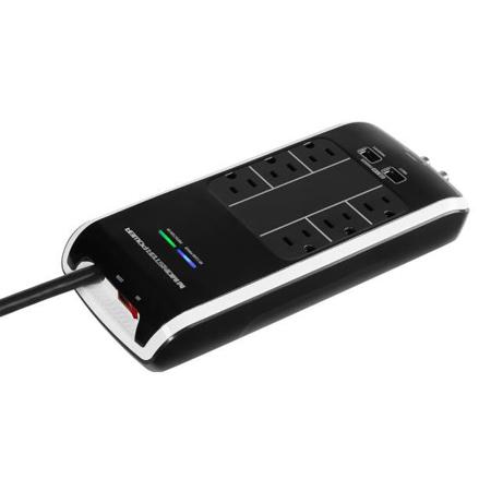 Monster Cable Power Platinum 600 HT 6-Outlet Surge Protector, 1620 Joules