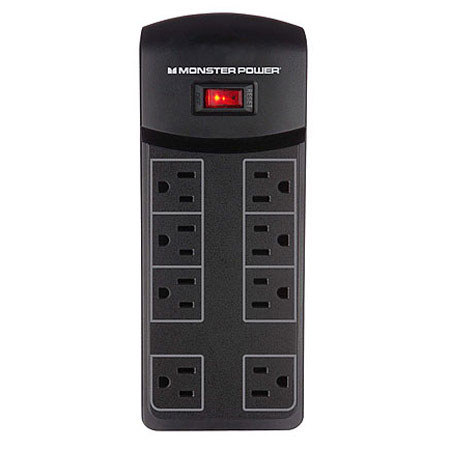 Monster Cable Essentials 800 8 Surge Protected Outlets
