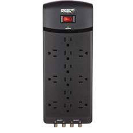 Monster 6' 6 Outlets 1080 Joules Extreme Power 600 USB + AV Surge Suppressor