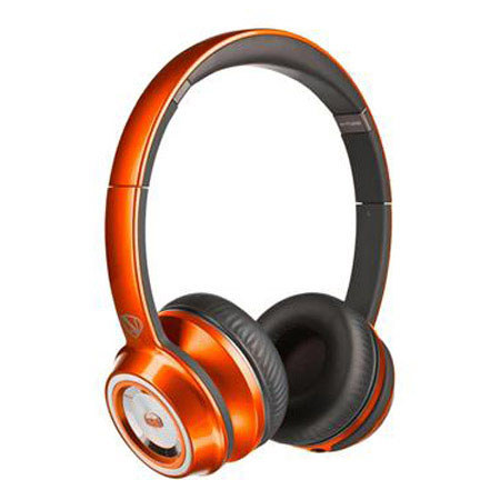Monster NCredible Ntune Candy On-Ear Headphones, Tangerine