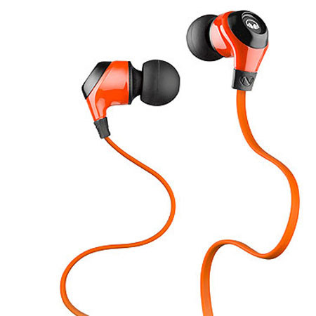 Monster MobileTalk Noise Isolating In-Ear Headphones, Juice Orange